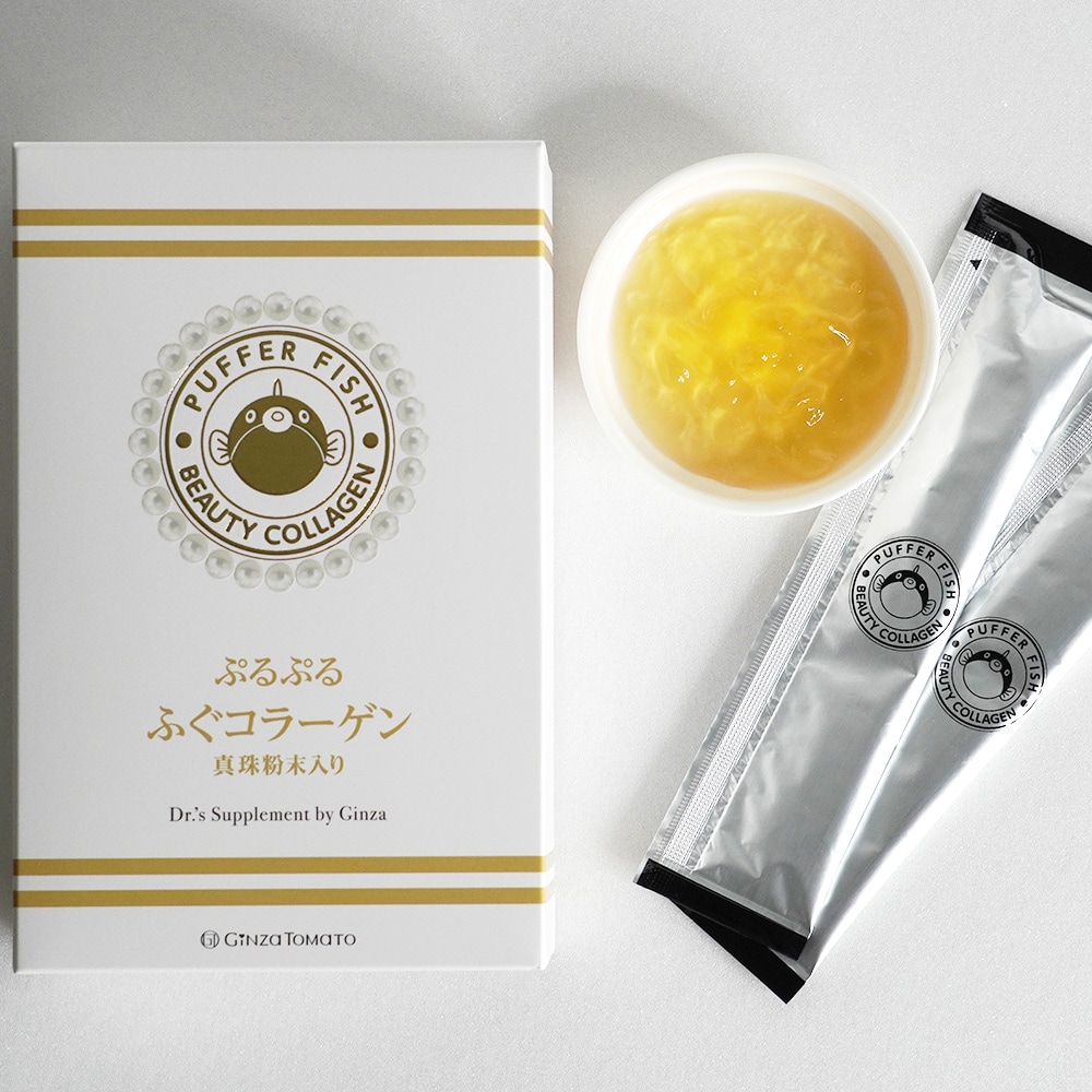 2. 食べる美容液「ぷるぷる ふぐコラーゲン真珠粉末入り」