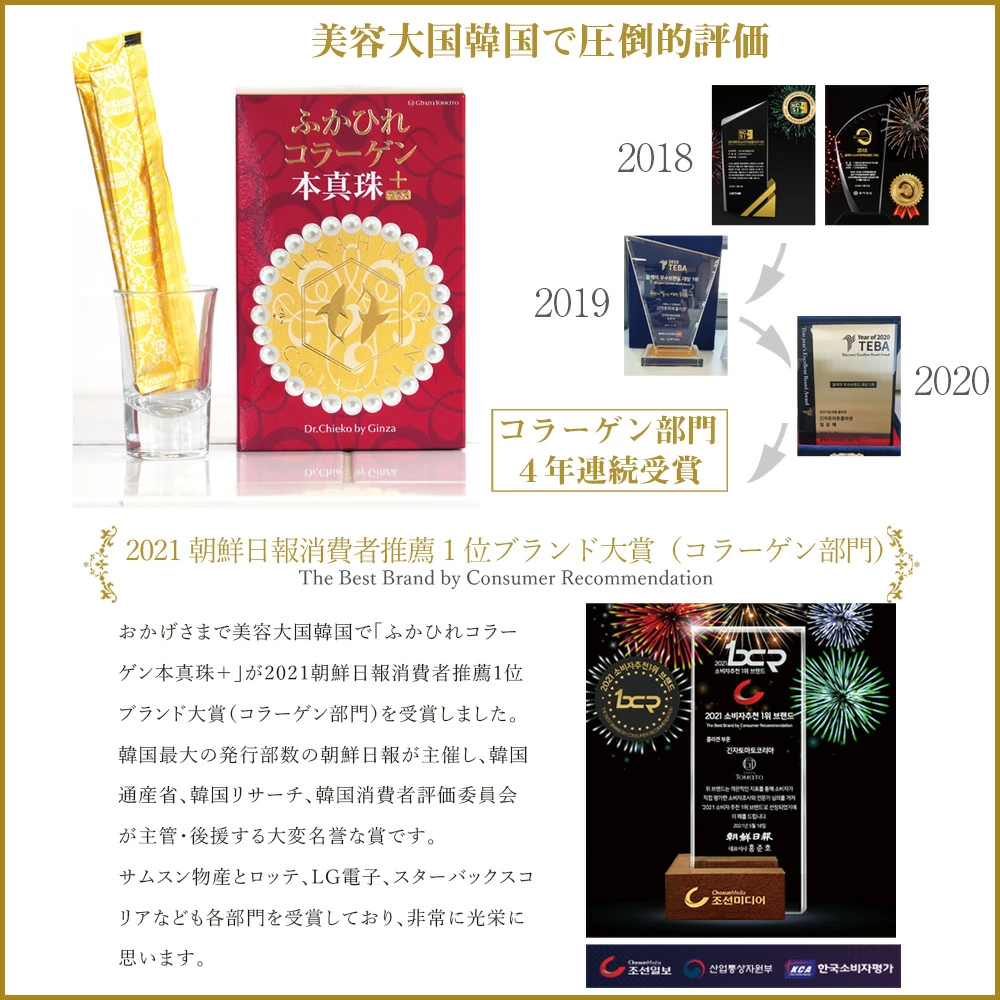 ふかひれコラーゲン本真珠+(プラス)